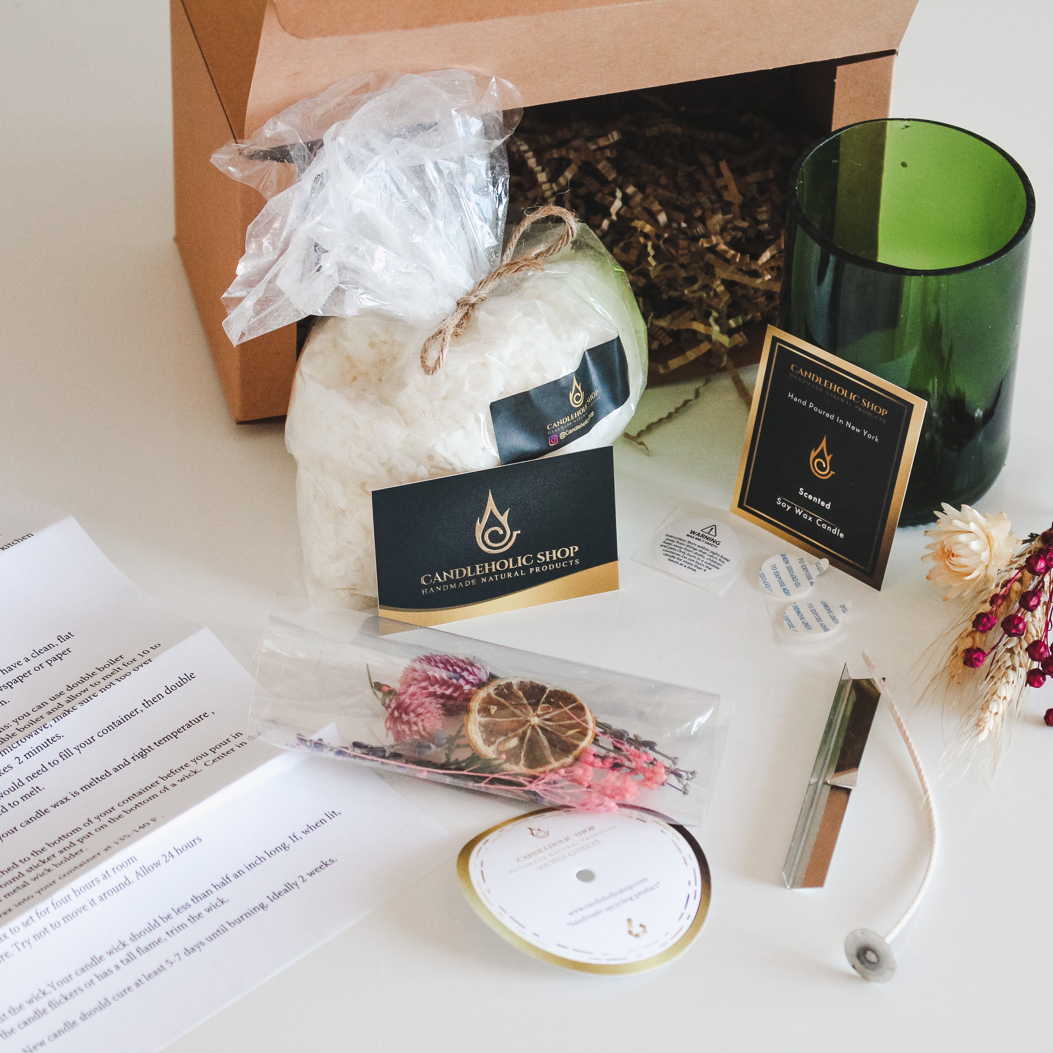 Soy Candle Making Kit for Beginners – Bon Rêve